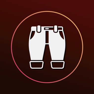 simge vektör çizim vektör çizim pantolon