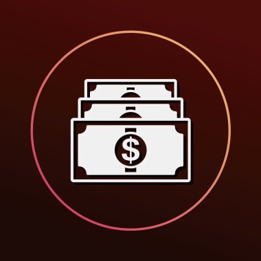 Casino para simge vektör çizim vektör çizim