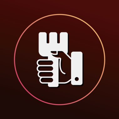 yemek takımı simge vektör çizim vektör çizim