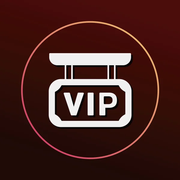 Aeropuerto vip icono vector ilustración — Vector de stock
