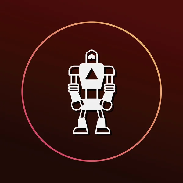 Ilustracja wektor ikony robota — Wektor stockowy