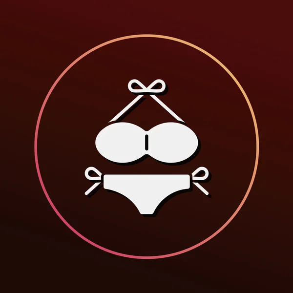 Swim suit icon vector illustration — Stock Vector
