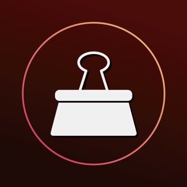 Ciltçi klibini simge vektör çizim