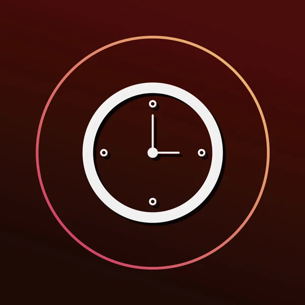 Ilustração do vetor do ícone do relógio —  Vetores de Stock