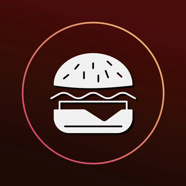 Hamburger icon vector illustration — Stock Vector