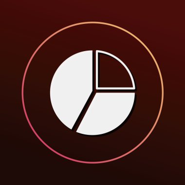 grafik ikonu vektör illüstrasyonu