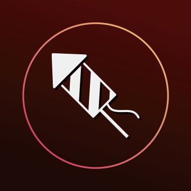 doğum günü kraker simge vektör çizim