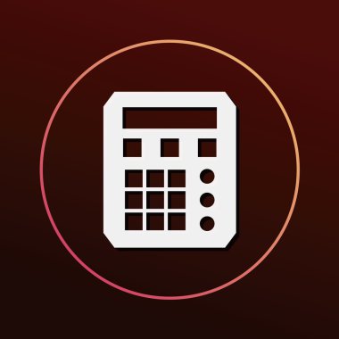 Finans banka Atm simge vektör çizim