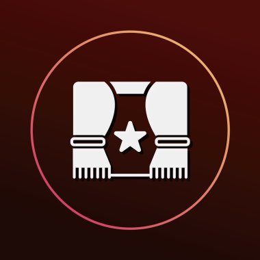 sinema ekran simge vektör çizim