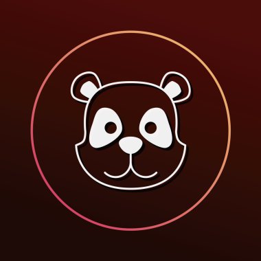 hayvan simgesi vektör illüstrasyonu