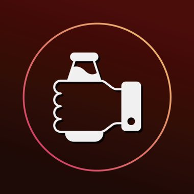 buz-içki simge vektör çizim