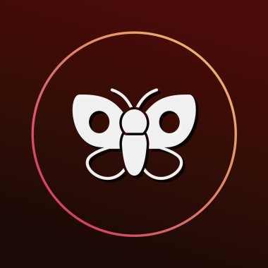 böcek simge vektör çizim