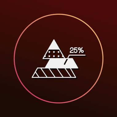 Bilgi grafik simge vektör çizim