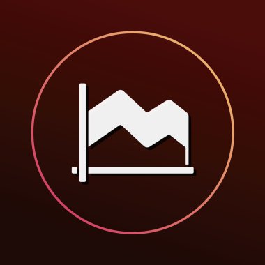 Bilgi grafik simge vektör çizim