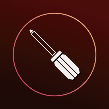 Tornavidalar simge vektör çizim