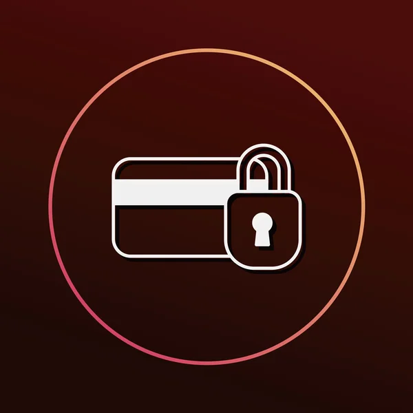 Icono de seguridad vector ilustración — Vector de stock