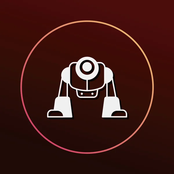 Ilustracja wektor ikony robota — Wektor stockowy