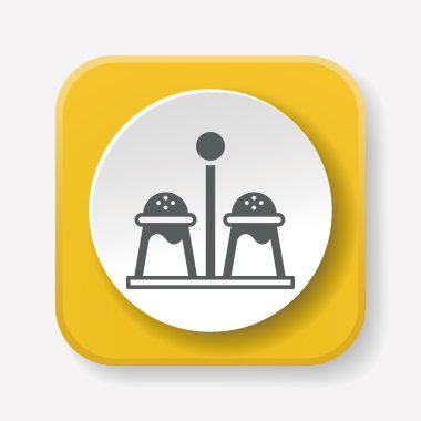 sosu şişe simge vektör çizim