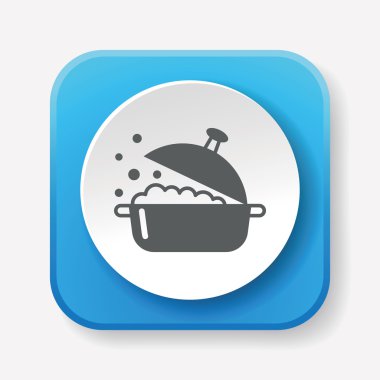 Pot simge vektör çizim