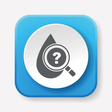 kan ikonu vektör illüstrasyonu