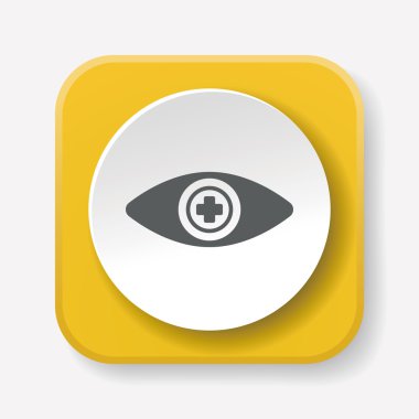 Göz simgesi vektör illüstrasyonu