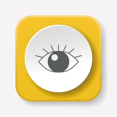 Göz simgesi vektör illüstrasyonu