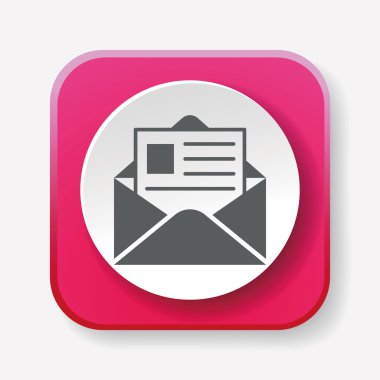 ofis posta simge vektör çizim