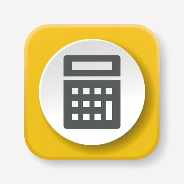 Calculator icon vector illustration — Stock Vector