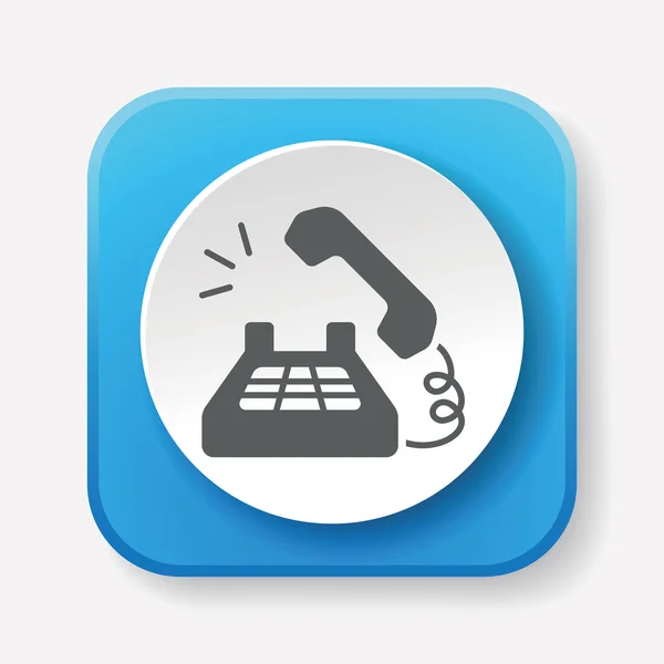 Illustration des Telefon-Symbols — Stockvektor