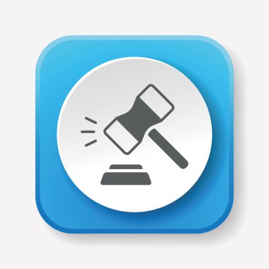 mali çekiç simge vektör çizim