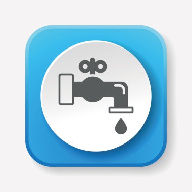 Çevre koruma kavramı conserve su simge vektör çizim