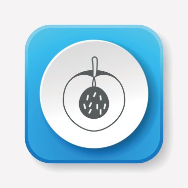 meyve Erik simge vektör çizim