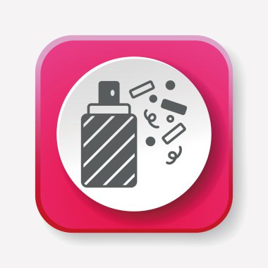 parti süslemeleri Şerit simge vektör çizim