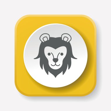 hayvan simgesi vektör illüstrasyonu