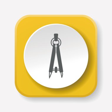 İleti örneği pergel simge vektör çizim