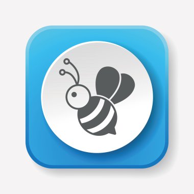 böcek simge vektör çizim