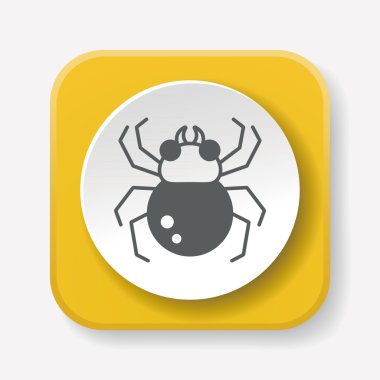 böcek simge vektör çizim