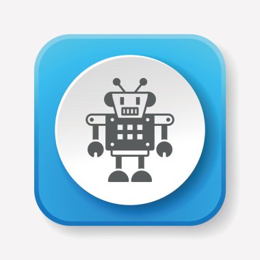 robot ikon vektör illüstrasyonu