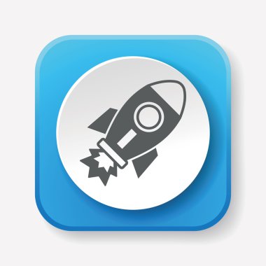 Uzay gemisi simge vektör çizim vektör çizim