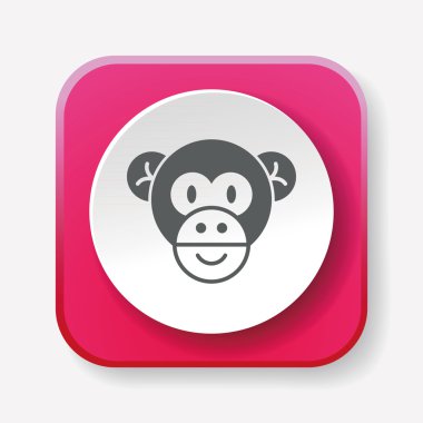 hayvan simgesi vektör illüstrasyonu