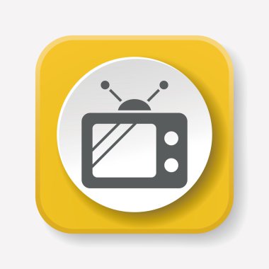 TV video simge vektör çizim