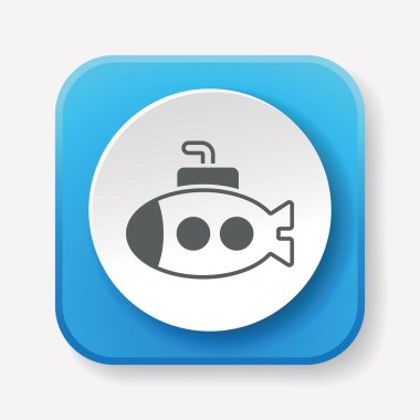 tekne ikonu vektör illüstrasyonu