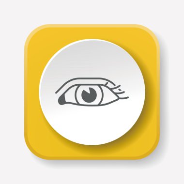 Göz simgesi vektör illüstrasyonu