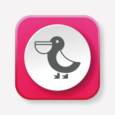 hayvan simgesi vektör illüstrasyonu