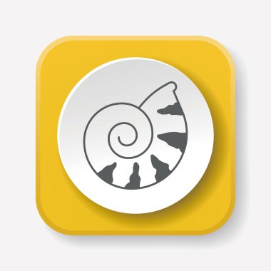 Kabuk simge vektör çizim vektör çizim