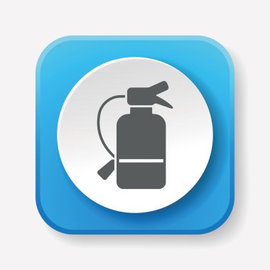 Yangın söndürücü simge vektör çizim vektör çizim