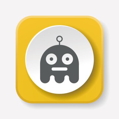 Alan yabancı simge vektör çizim