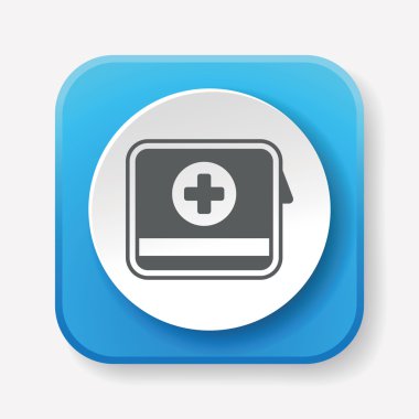 İlk yardım kiti vektör illüstrasyonu