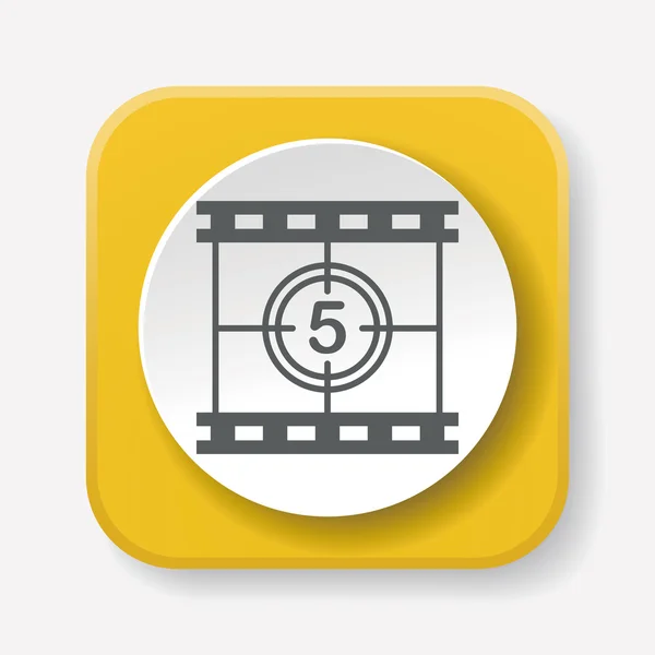Video tape icon vector illustration — Stock Vector