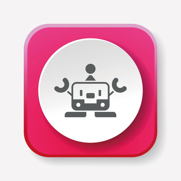 robot icon vector illustration
